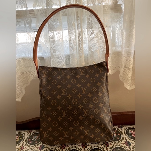 Louis Vuitton Handbags - REDUCED-LV AUTHENTIC Serial #M10090 VUITTON LOOPING SHOULDER BAG Monogram Canvas